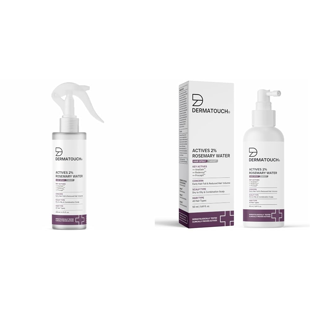 DERMATOUCH Rosemary hair Spary For Hair Growth 200ml & Rosemary hair Spary For Hair Growth 50ml-image-19