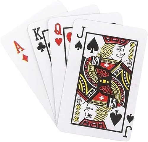 Jogo com 2 Baralhos de Plástico com Lata de Metal