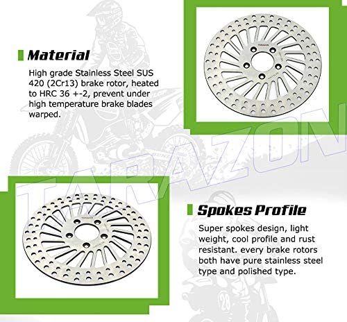 Tarazon 11.8" Rear Brake Disc Rotor For Harley Touring 1690 1584 Electra Glide Road King Road Glide Street Glide 2008-2015 #TOP6