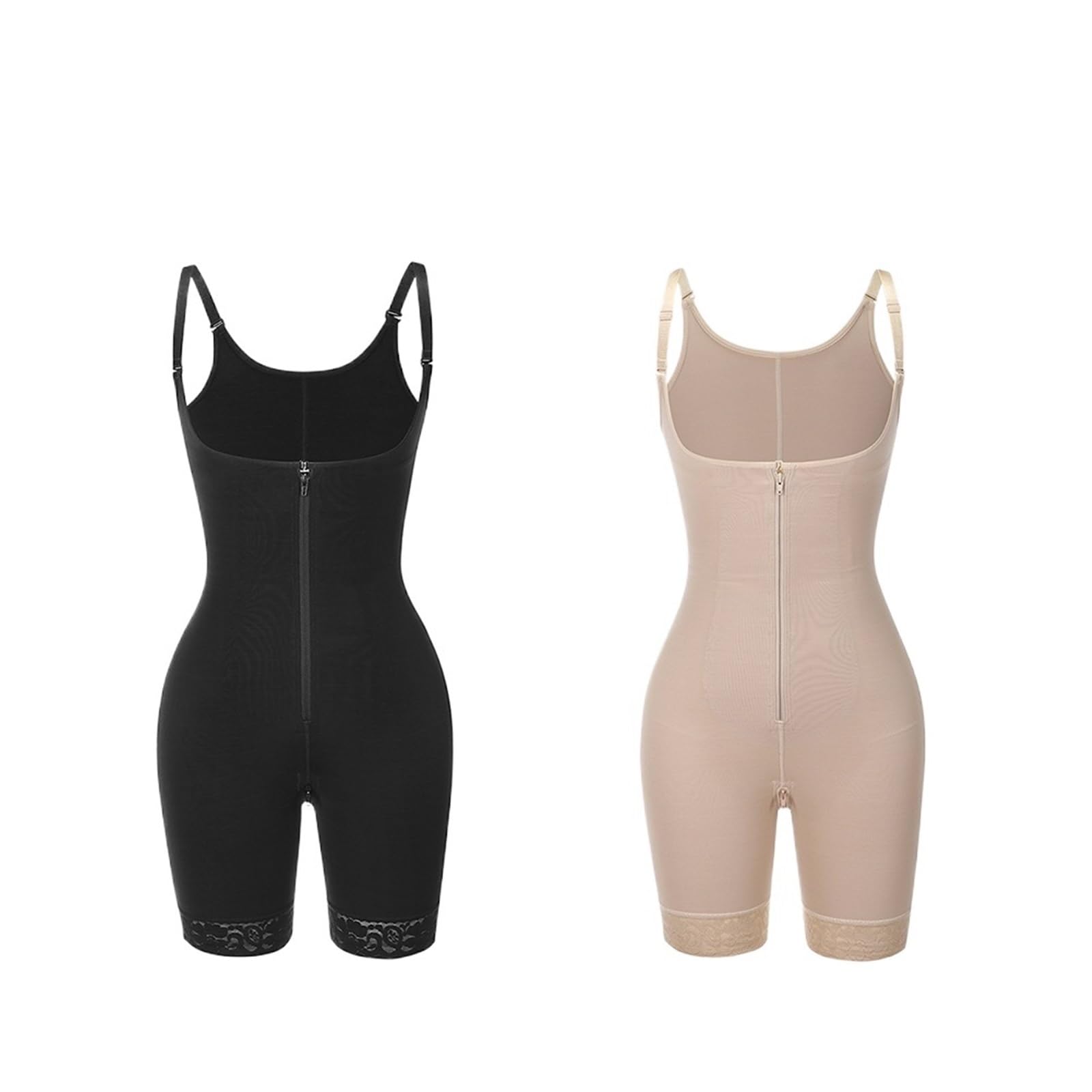 Generico Intimo Modellante Da Donna Guaina modellante for tutto il corpo con spalline staccabili, snellente for la pancia, push-up, solleva glutei