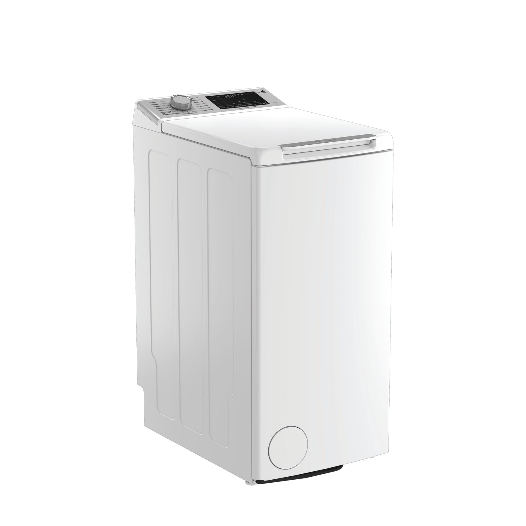 Bauknecht TLBK 6B S FF Waschmaschine, 6 kg, 1200 U/min, Toplader, Antiflecken 20°, FreshFinish Dampffunktion, Aqua Saver, Inverter-Motor, Soft Opening, Weiß