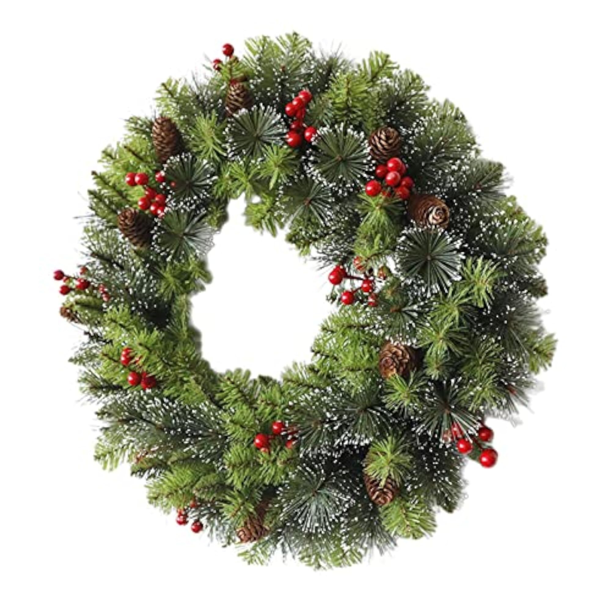 Artificial Wreath Christmas Wall Hanging Winter Decor