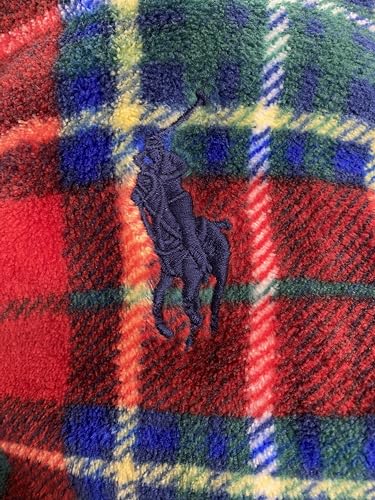 POLO RALPH LAUREN Mens Plush microfiber Shawl Collar Robe large/xlarge plaid4