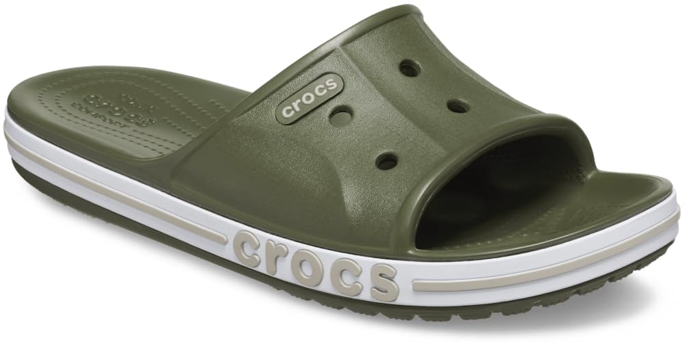 Crocs Unisex-Adult Flat Bayabandslide, Army Green, 9 UK Men/ 4 UK Women (B0BQWN8J4Y) Amazon Price History, Amazon Price Tracker