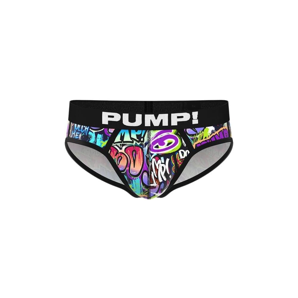 Pump! Drip Brief Men's Designer Briefs | Athletic Style Underwear with Supportive Fit