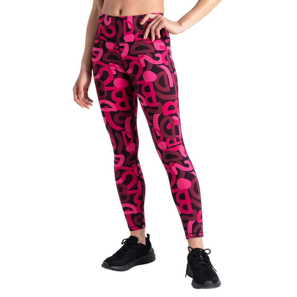 Dare 2b Womens Influential Legging Pure Pink Graffiti 10