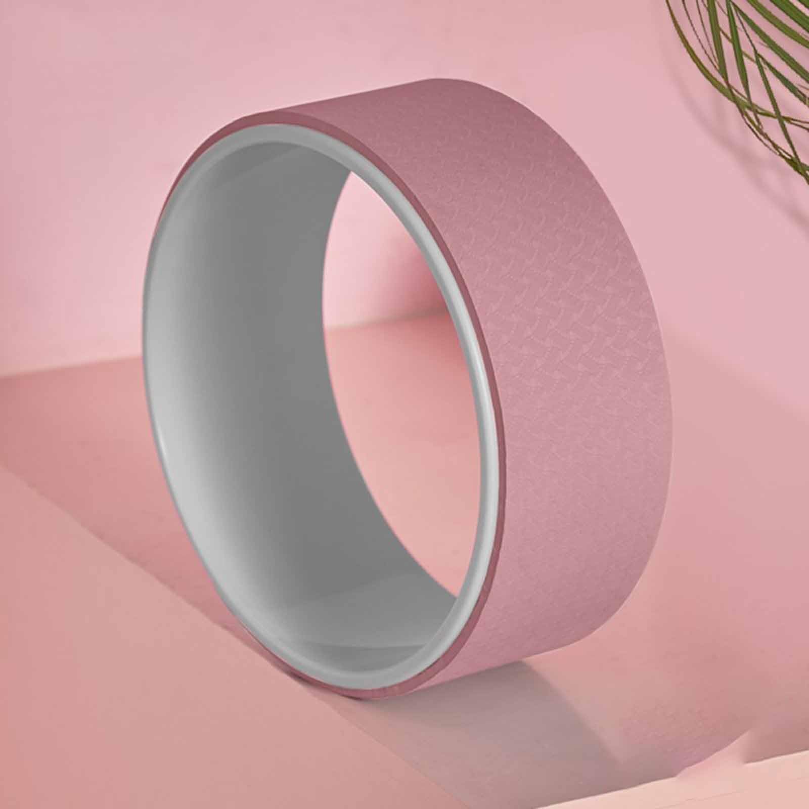 cerchio aereo Ruota da yoga rosa-viola per il mal di schiena, Interno Casa Ruota per schiena per l'allenamento fitness e lo stretching, Ruota per massaggi per alleviare il mal di schiena per palestra,