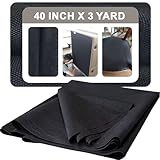 Upholstery Cambric Dust Cover Fabric, 40 Inch x 3 Yard Fabric Replacement for Underside of Mattress Box Spring or Foundation, Bottom Cloth Nonwoven Dust Cover for Chairs