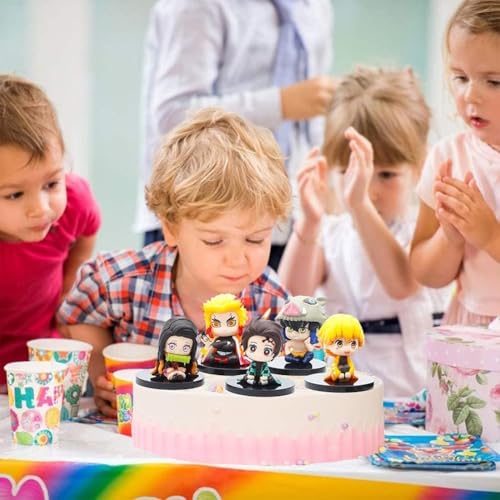 Image of FUNFOB Anime Action Figure Height 4.2cm | Mini Size | Collectible for Anime Fans PVC Multicolour | DM Mini Set