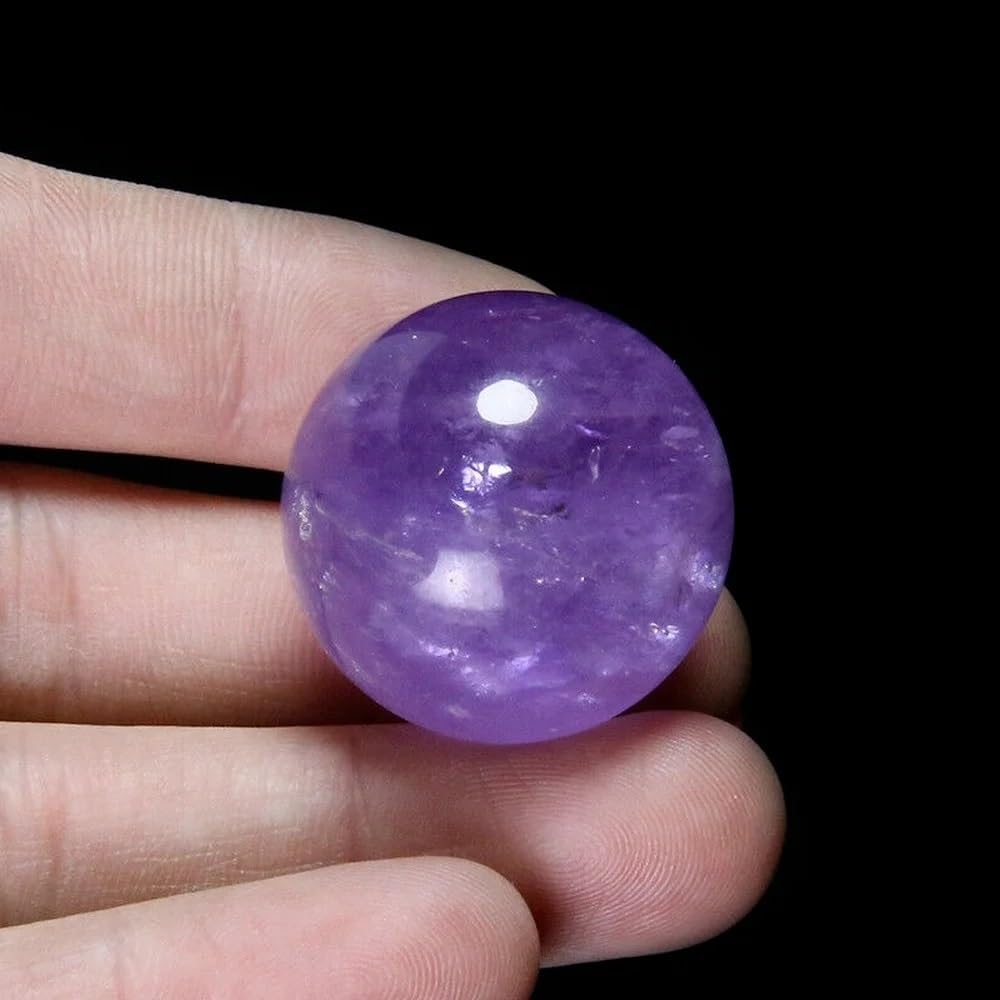RVBLRDSE Decorative Ornaments Brazilian Amethyst Quartz Ball Crystal Home Decor Gemstone Stone