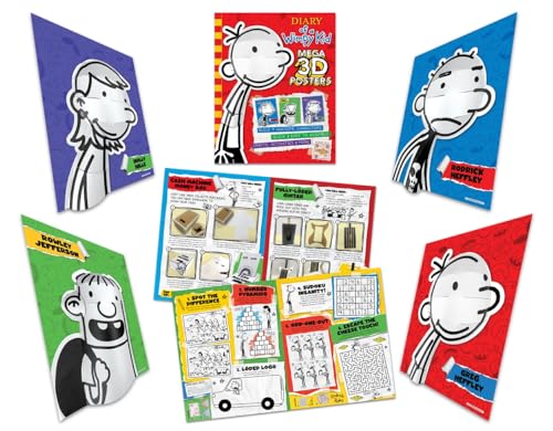 Autumn Publishing Diary of a Wimpy Kid Pop Heads - 3D Crafts (Scan the QR code to see how to create your own wall art!).
