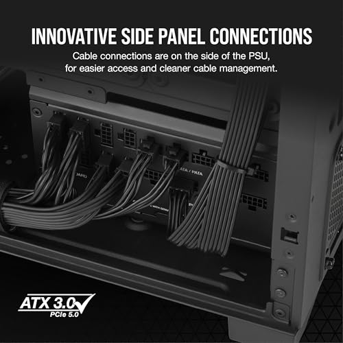 RM1200x alimentatore per computer 1200 W 24-pin ATX ATX Nero (CORSAIR 1200W GOLD RM1200X SHIFT) - Alimentatore - Immagine 3