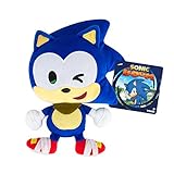 Sonic Emoji Plush, Wink, Blue