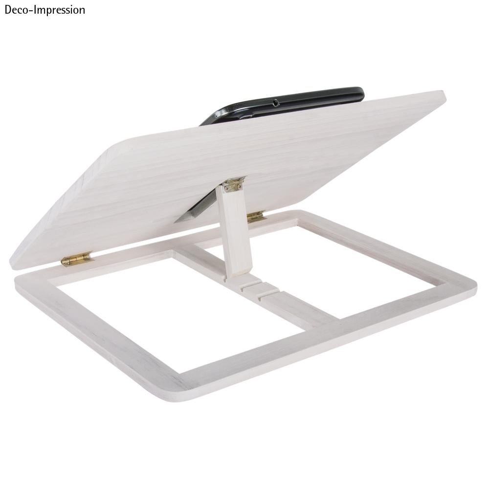 Rayher Leggio da Tavolo Regolabile in Legno Naturale FSC 28x21x3,4 cm per Libri Tablet iPad