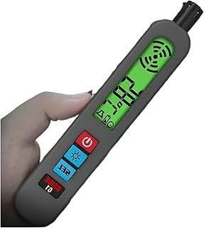 Gas Detector, Gas Leak Detector Combustible Natural Co2 Flammable Alcohol LPG Methane Analyzer Rechargeable Buzzer Alarm PPM LEL Tester