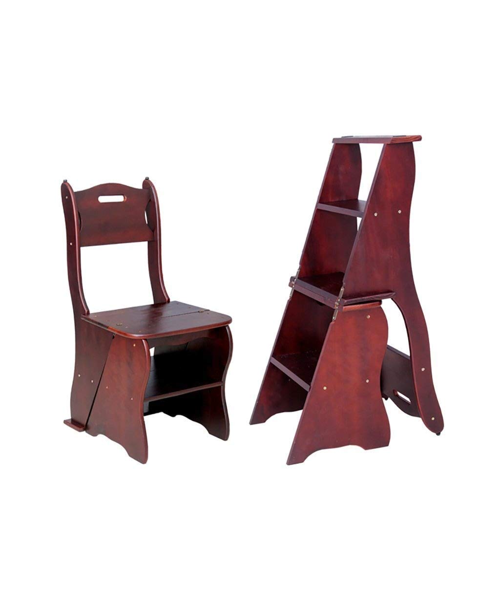 Chaise échelle pliable 4 niveaux à structure compacte pour accès en hauteur