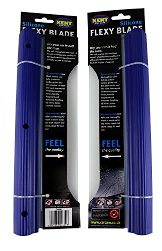 2 x Kent Car Care Silicone Flexy Drying Blade