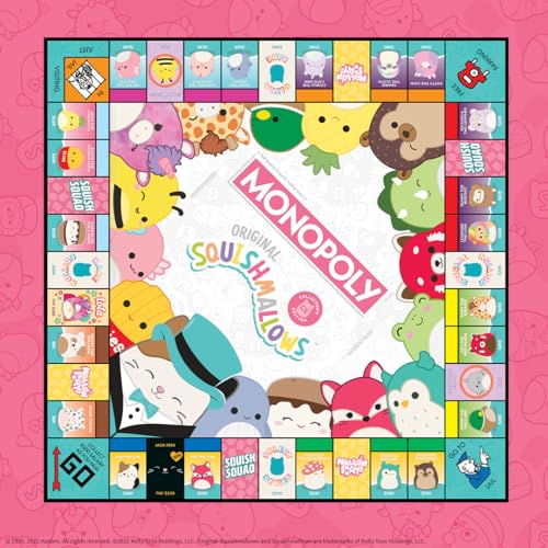 Monopoly Squishmallows Edición Coleccionista con Peluche miniatura 7