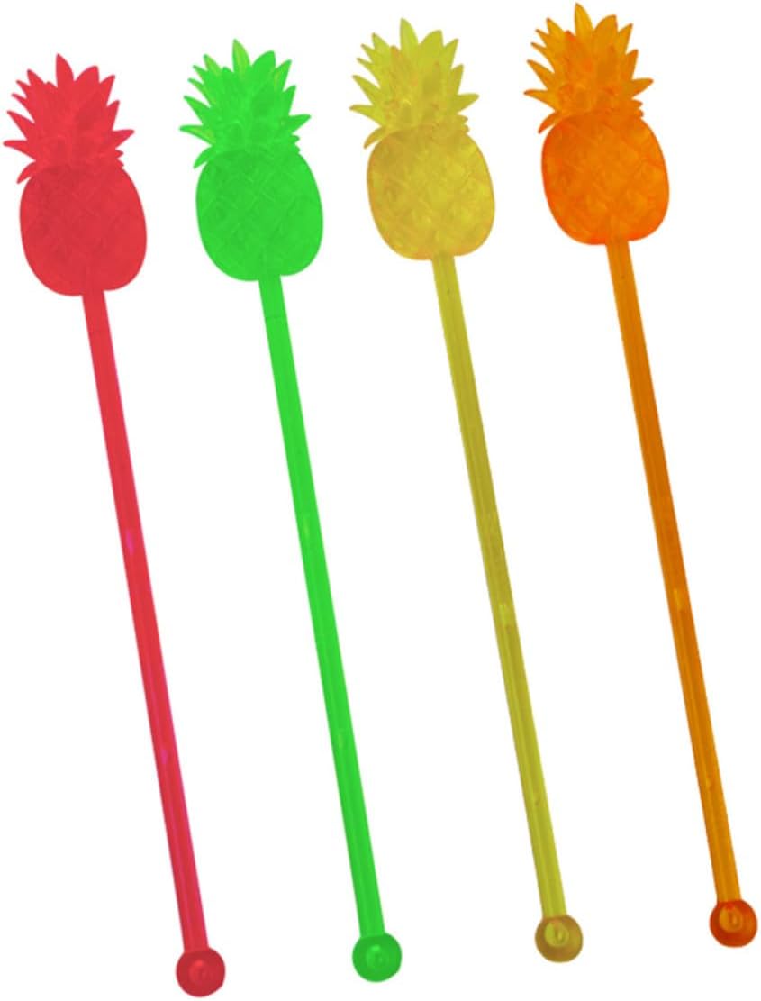 20pcs Cocktail Drink Stirrers PVC Flexible Swizzle Sticks