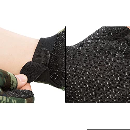AMLESO 2x Luvas de Ciclismo Meio-dedos Absorventes de Choque, Não Respiráveis