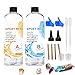 Produktbild Epoxidharz mit Härter 32oz/946ml Epoxidharz set Glasklar Epoxidharz für Guss und Beschichtung, Einfaches 1:1 Verhältnis, Transparentes 2-teiliges Harz Set für Holz,Schmuckherstellung,Malerei,Handwerk