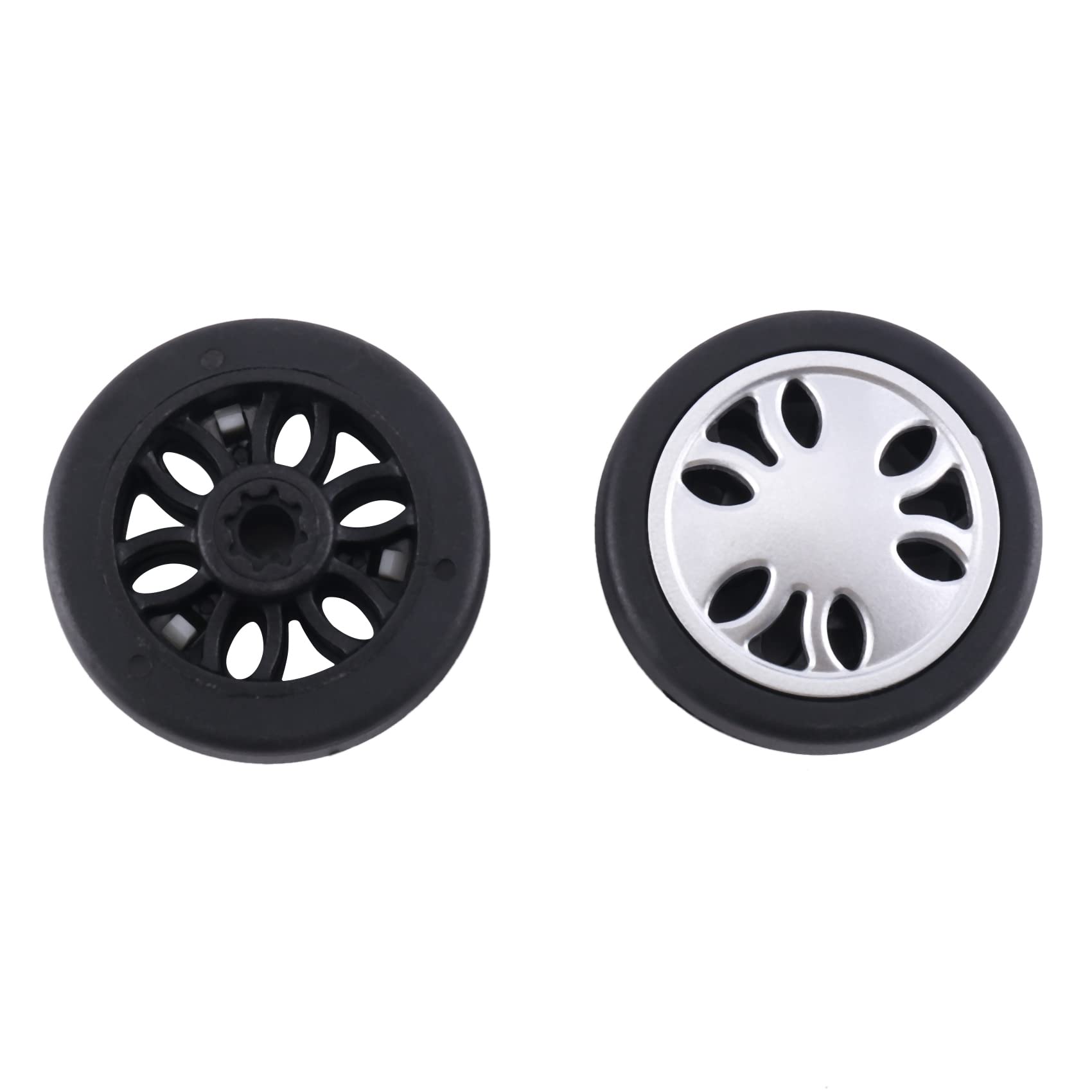 Kółka bagażowe 50 mm x 13 mm Zestawy uniwersalna, przyjazna dla środowiska naprawa bagażu, 1 para