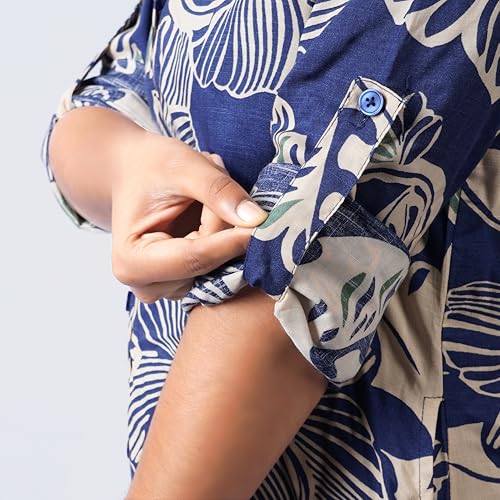 Image of Midi Dress for Women | Rayon A-Line Dress with Pockets | Casual Western Dress for Women | Comfortable Everyday Wear