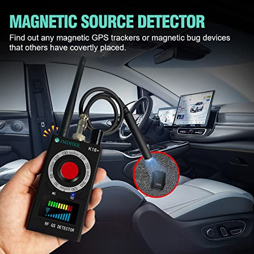 Jmdhkk Hidden Camera Detectors,Anti Spy Detector,Bug Detector,Gps Detector,Rf Detector Scanner Device For Gps Tracker In Car Listening Device In Office Camera Finder In Hotel #TOP1