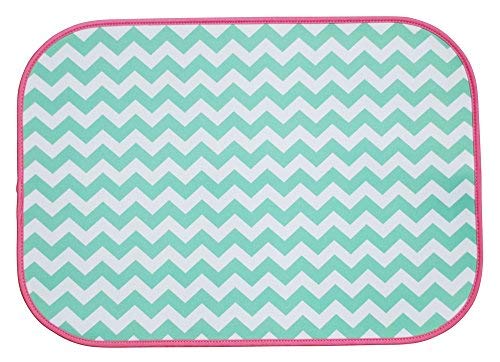 Coral Palms Swimsuit Saver Roll-Up Neoprene Mat 22