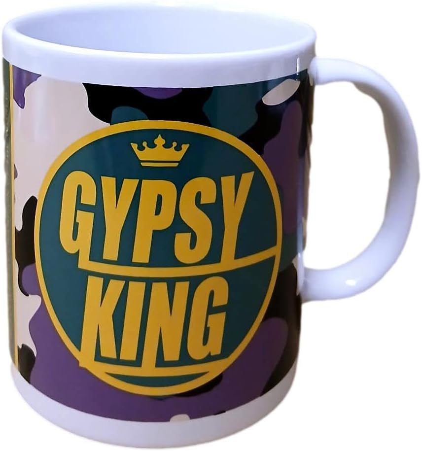 Paranoid Fish - Gypsy King Boxing Mug Eat Sleep Box Design Ceramic Coffee Cup Boxing Fan | Official | New in Gift Box image 2