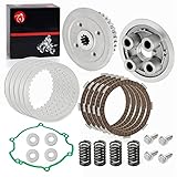 Clutch Kit & Center Inner Hub & Outer Pressure Plate For Kawasaki 1998-2021 KX80 KX85 KX100 13087-1170 13187-1013 Heavy Duty Springs Kit & Gasket