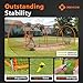 Baseball Batting Cage 30ft for Backyard, Baseball Training Equipment Netting Cages, Golf Softball Baseball Nets for Batting with Frame and Net, Hitting and Pitching Practice, Orange