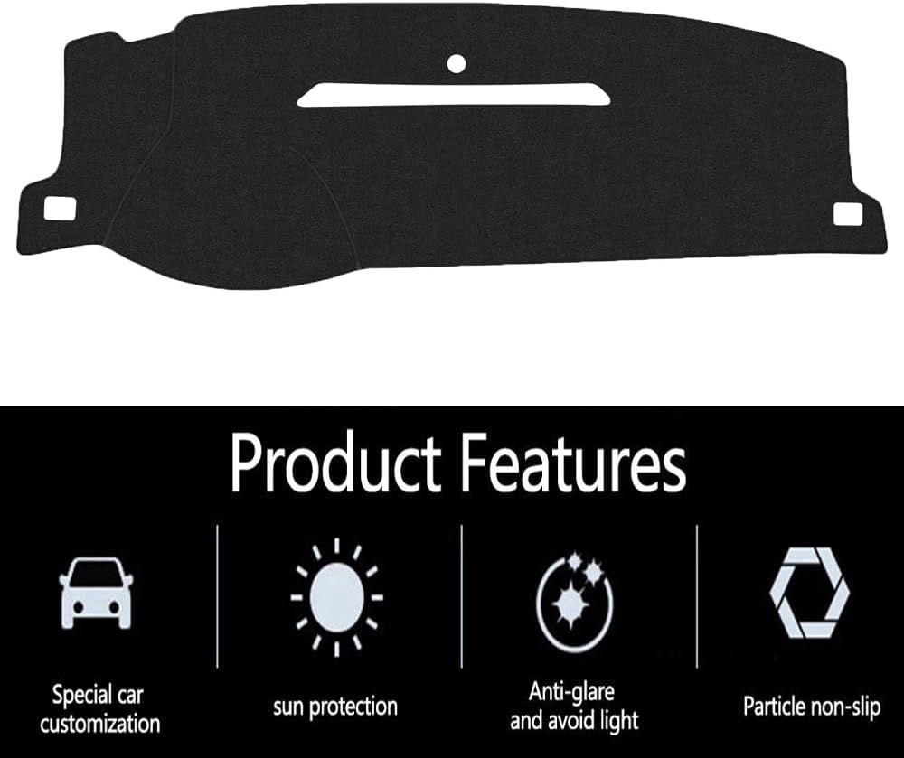 Dashboard Covers Mat for GMC Yukon 2007-2014,Flannel Car Dash Board Cover,Dashboard Protecter Cover,Car Dashboard Cover Pad,Flannel