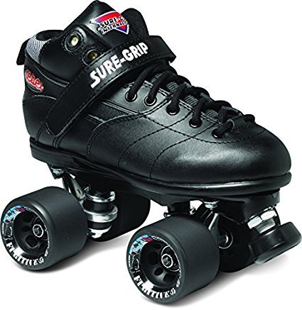 Sure-Grip Rebel Roller Skates - Assorted Colors (Black, Mens 10 / Ladies 11)