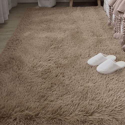 Tapis de salon moelleux pour réchauffer un sol froid et habiller un grand espace