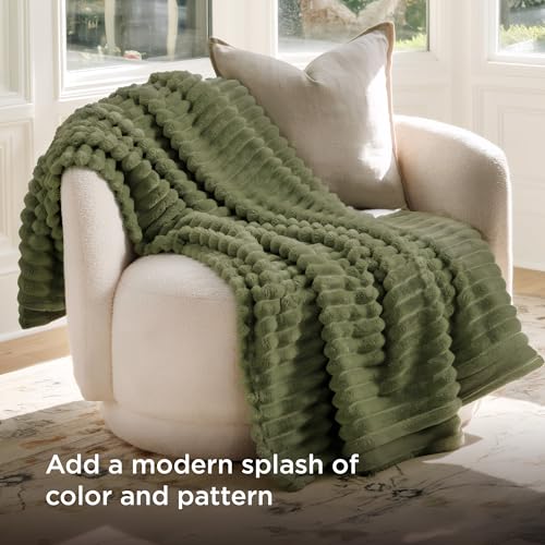 image for Bedsure GentleSoft Cypress Fleece Throw Blanket for Couch - Cozy Soft 