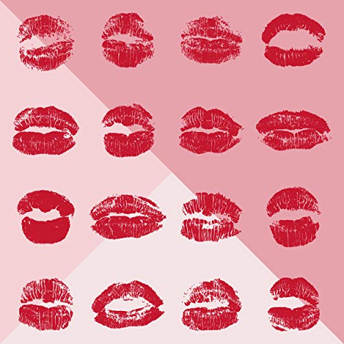 Tischdeko 20 Stück Serviette Rote Lippen Liebe Valentinstag