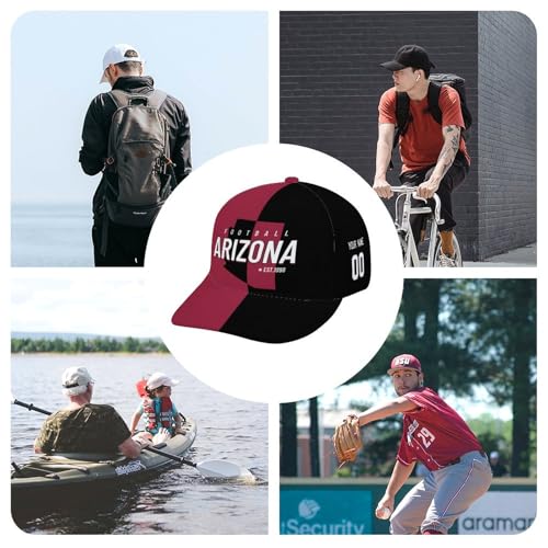 Gorra ajustable estilo béisbol con mapa de fútbol miniatura 7