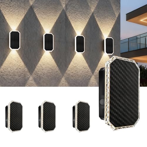 Lampe solaire pour cloture pour securiser les zones sombres et decorer le mur