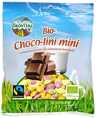 Ökovital Bio Choco lini mini, Schokolinsen (2 x 90 gr) Cover