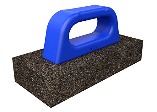 Bon 12-281 8-Inch by 3-1/2-Inch Rub Brick with Handle, 20 Grit