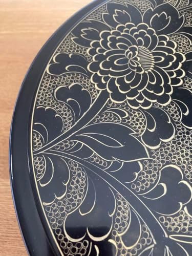 輪島塗 茶櫃 牡丹唐草 沈金 【公式通販】