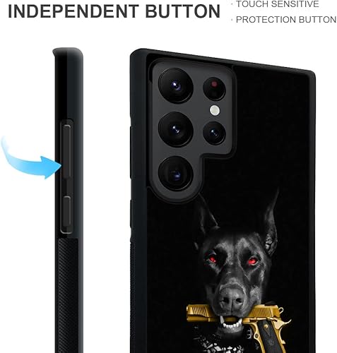 Miniatura 3 de Funda compatible con Samsung Galaxy S22 Ultra, funda protectora antideslizante y a prueba de golpes para hombres y mujeres, goma de silicona suave +