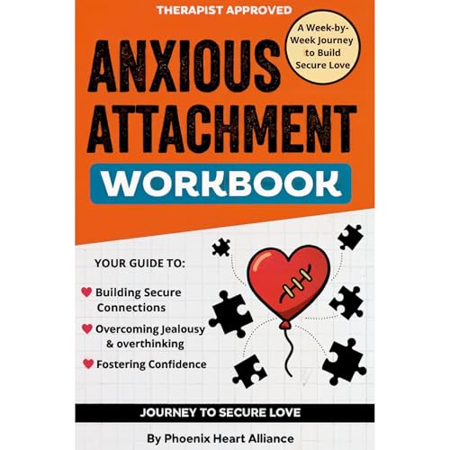 Anxious Attachment Workbook Audiolibro Por Phoenix Heart Alliance arte de portada