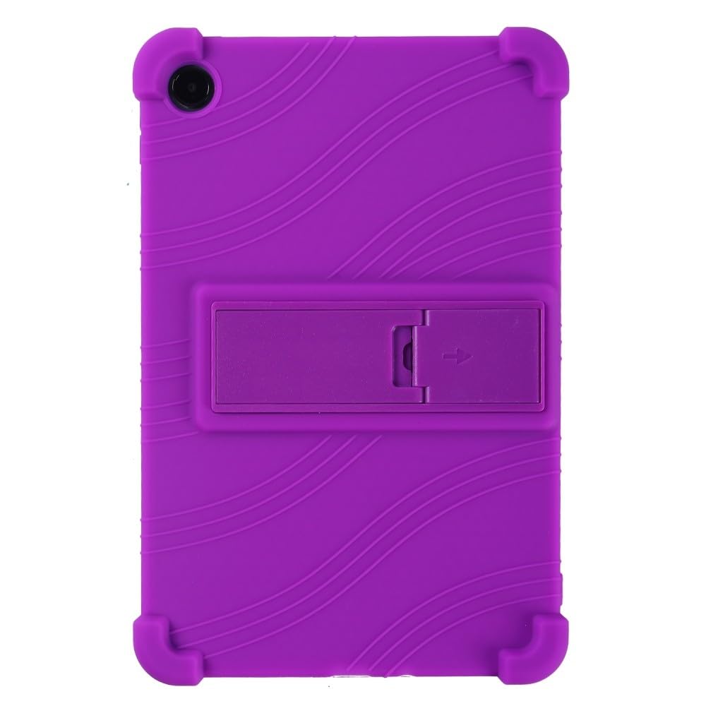 Generic etui kompatybilne z Xiaomi Pad 7 (kolor: fioletowy) odporny na wstrząsy silikonowy pokrowiec z tyłu stojak pokrowiec