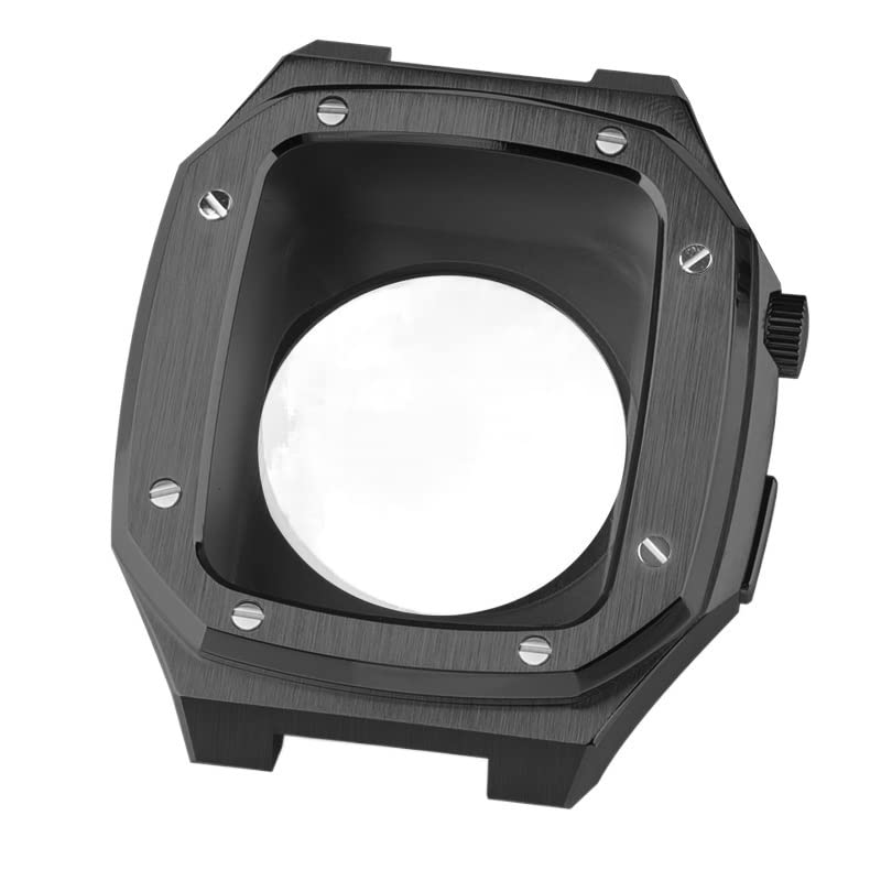Bracelet Apple Watch 44/45 mm antichoc en acier inoxydable avec coque intégrée