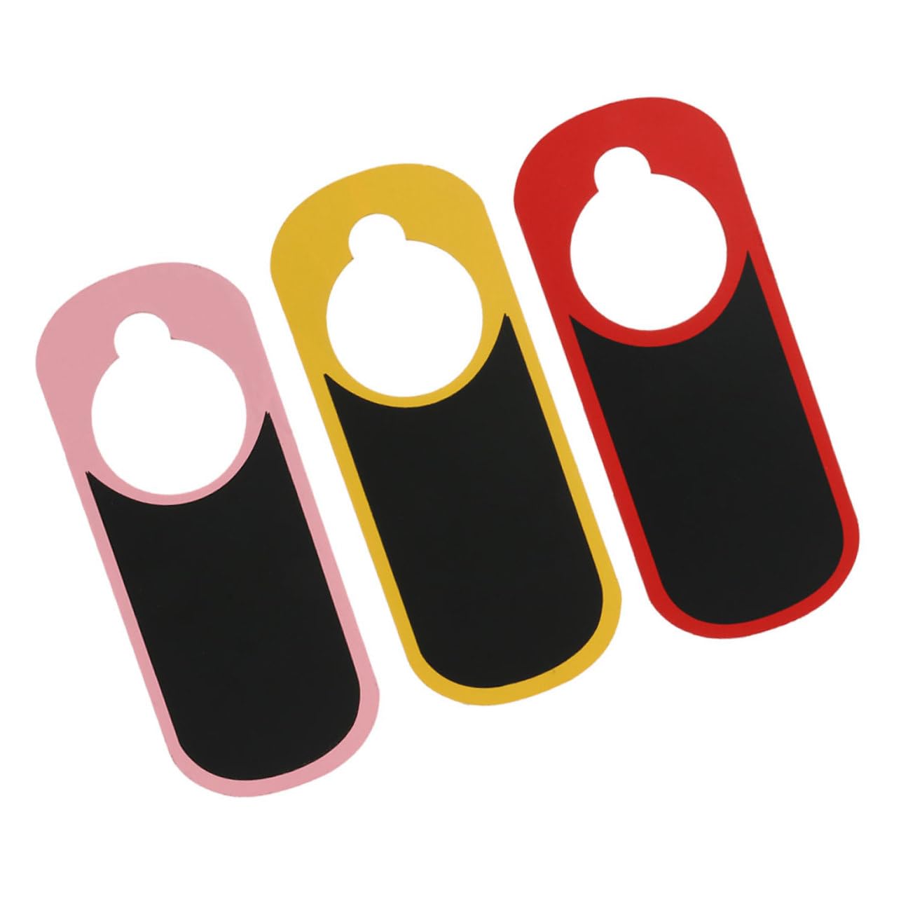 ARTIBETTER 3Pcs Double Sided Chalkboard Sign Do Not Disturb Message Board Wood Home Decoration for Office Clinics Hotels Reusable Modern Design