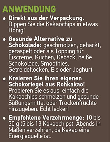 ROH | BAMBOO STORY | Kakaomasse | Kakaochips | Criollo | Peruanishes | Bio | 900g