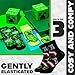 Minecraft Boys Calf Length Socks, Size 6–14 Yrs, 3 or 5 Pack Soft Cozy Sports School Creeper Socks, Gamer Gifts for Boys (Green Cube - 3 Pack, 13/4 US, 6-9 Years)