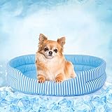Pet Soft Dog Cool Mat - Dog Cooling Mat 2021 Newest Summer, Ice Silk Cooling Pads Bed for Cats Dogs,...